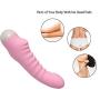 Powerful 7 Speed Handheld Wireless Waterproof USB Rechargeable Body Massage Wand Relax Your Body Muscle-Pink