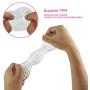 HIPLAYGIRL Clear Male Masturbator Cup - Mens Sex Toy for Penis Stimulation Masturbation and Training, Transparent Cock Stroker, Stage 1