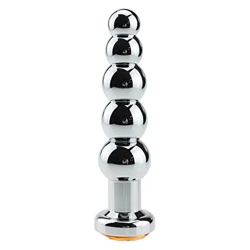 Faraway Metal 5 Balls Anal Dildo Anal Sex Toys Bum Butt Plugs Adult Sex Products for Women Men Anal Male Masturbation Female Erotic Toys (Silver) Faraway Metal 5 Balls Anal Dildo Anal Sex Toys Bum Butt Plugs Adult Sex Products for Women Men Anal Male Masturbation Female Erotic Toys (Silver)