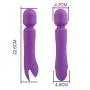 XSEXO Powerful Cordless Massage Wand Handheld with Multi Speeds Personal Rechargeable Waterproof Massager Therapy Body for Muscle Aches and Sports Recovery (Purple) XSEXO Powerful Cordless Massage Wand Handheld with Multi Speeds Personal Rechargeable Waterproof Massager Therapy Body for Muscle Aches and Sports Recovery (Purple)
