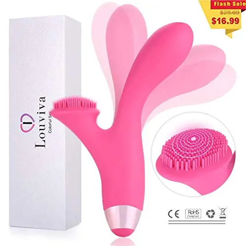 Louviva Vibrator Rabbit Vibrating G-spot Vibrator - Vagina and Clitoris Stimulation Rabbit Massager - Powerful Adults Sex Toys for Women or Couples Louviva Vibrator Rabbit Vibrating G-spot Vibrator - Vagina and Clitoris Stimulation Rabbit Massager - Powerful Adults Sex Toys for Women or Couples
