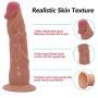 Zengaochen Strápǒn Dǒngs 7.87 in Huge SträpOň Sträp Härnéss Stráplěss Stráp Ǒn Stráp Dǒng Massager for Women