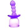 Massager Attachments, Massager Accessories Attachment Silicone （Purple）