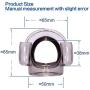 JSFQ Sex Portable Male Vibrating Ring with Remote Control for Penis Massaging Sunglasses Jeans