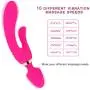 Personal Sports Massager - Powerful but Quiet - Dual Motor 10 Speed Mode - USB Charging - 100% Waterproof( Dark Pink) Personal Sports Massager - Powerful but Quiet - Dual Motor 10 Speed Mode - USB Charging - 100% Waterproof( Dark Pink)