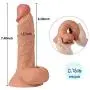 Feijibei 7 Inch Relax Skin Body Care Tool Health PVC Material Massager Wand Personal Adult Toy for Women - Complexion