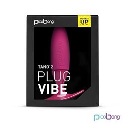 Picobong Tano 2 Premium-grade Silicone Vibrating Butt Plug, Cerise