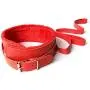 kanersty 10Pcs Adjustable Faux Leather Bondage Kit Adult Sex Toys Handcuffs Nipple Clips