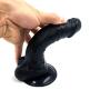 Full 12 in Realistic and Soft 100% Waterproof Big Size Toy - Black - Gaozhonggaoer1.1