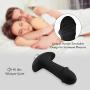 Vibrating Butt Plug, Anal Plug Trainer for Beginners Men Women Anal Play, FDA Approved Soft Silicone Anal Sex Toy,7 Vibration Modes (Black)