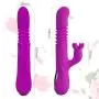 JunRP 10 Frequency Thrusting Monster Fluttering Vibrantor Rabbit Body Msaager - Waterproof & Slient, Best Gift for Lover - Purple