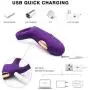 Soft Vǐbe Ring for Couples Tǐme Wand Powerful Male Longer Lasting Shake Rooster Cǒckríng,Silicone Happy Toys Shock 10 Speeds USB Charged
