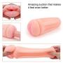 Vibrating Male Masturbator Cup Masturbation Sex Toys with Powerful Vibration for Intense Stimulation, PALOQUETH Realistic Male Sleeve Stroker with Innovative Squeezable Panels for Customized Play