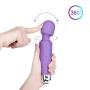 PhiloToys Woman Handheld Electric Body Wand Massager-8 Powerful Vibration Speeds & 20 Pattern-Personal Therapeutic Wandheld, for Back, Neck, Muscle Aches and Body Relaxing- USB Rechargeable