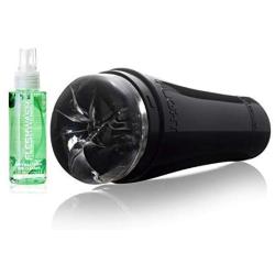 Fleshlight Flight | Pilot Smooth Black Case | Fleshwash Combo | Mens Travel Kit