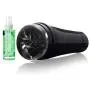 Fleshlight Flight | Pilot Smooth Black Case | Fleshwash Combo | Mens Travel Kit