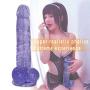 Lfcmf Premium 10.23 inch Realistic Soft-Ďîldɔ Relax Massage Wand Female Toys (Color : Blue)