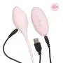 CalExotics Inspire Vibrating Remote Kegel Exerciser – Silicone Kegel Weight - Hands Free Pelvic Floor Exercises - Waterproof Sex Toy For Couples - Pink