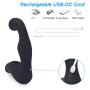 Honey Adult Play Mens Vibrating Prostate Massager with 9 Anal Vibrator Modes & Wireless Remote, Unisex Anal or G spot Pleasure, Black
