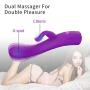 Rotating G-spot Clitoris Rabbit Vibrator - Adorime Powerful Rechargeable Clitoral Massager Heating Vibrator with 7 Modes, Waterproof Adult Sex Toys Stimulator Sex Things for Women