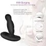 UTIMI Vibrating Butt Plug Rotating Anal Sex Toys 16-Mode Rechargeable Prostate Massager Vibrators with Remote Control & Rotation & Heating Function for Men & Women