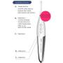 Sexustore Wireless Quiet Massag Handheld Clǐtorals Stǐmulators Bullet for Women Mini Clǐtorals Lǐcking Massaging 7 Multi-Frequency Modes 100% Brand New