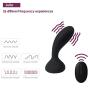 SVAKOM Julie Anal Plug Prostate Massager Adult Sex Toys For Men Remote Control Waterproof Rechargeable Sensuality Anal Vibrators Clitoral Stimulator Toy And Vies For Women Sex Discreet Package(Black)