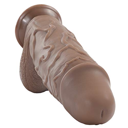 10 Inch Realistic Dillo with Suction Cup,Analog Plug Adut Seax Toiy for Women Men Couples - T2021E