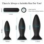 Anal Plug Male Prostate Massager Vibrating Butt Plug 3Pcs Training Kit 9 Vibration Modes with Remote Control Anal Vibrator Sex Toys with Suction Cup Base for Male, Female and Beginner