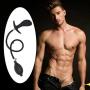 Male Butt Plug, Anal Plug Sex Toy Inflatable Silicone Butts Plug Trainer for Beginner Women Men Gay Black