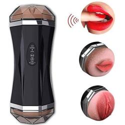 CharmingNight Ergonomics Lifelike Vigina Mouth Openings 2-in-1 Mens Interactive Hands Free Relax Toy