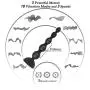 Vibrating Prostate Massager Anal Beads Butt Plug 10 Stimulation Patterns 3 Speeds for Wireless Remote Control Anal Pleasure Anus Sex Toy for Men, Woman & Couples