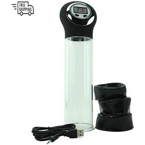 DOLLSM Rechargeable Automatic Power Man Pênis Pump Enlargement Extender with Digital PSI Gauge DOLLSM Rechargeable Automatic Power Man Pênis Pump Enlargement Extender with Digital PSI Gauge