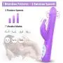 G Spot Rotating Bunny Vibrator with 3 Speeds 7 Vibration Modes for Women, PALOQUETH Waterproof Rotating Rabbit Clitoris Personal Vibrator with Independent Dual Motors for Intense Stimulation