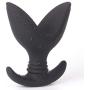 xinYxzR Silicone Anal Dilator Opening Butt Expander Speculum Anal Plug Unisex Sex Toy Black