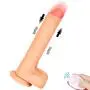 Realistic Dildo Thrusting G spot Remote Control Vibrator with Strong Suction Cup for Hand-Free Sex, Loverbeby Silicone Vibrant Penis Rechargeable Waterproof Anal Vibrating Membrum for Women and Men