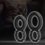 W-HELLO 2pcs Silicone Massager Ring Erection Enlarger Enhancer Rings Toys for Men Couples