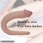 14.2Inch Double Sided Big Toy Real Feel Soft Flexible Double Head Ďîldɔ Relax Waterproof Massager for Women 14.2Inch Double Sided Big Toy Real Feel Soft Flexible Double Head Ďîldɔ Relax Waterproof Massager for Women