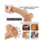 AKSQA 8 inch Double Layer Realistic Díldɔ Relax Massage Wand Toy for Women Gifts AKSQA 8 inch Double Layer Realistic Díldɔ Relax Massage Wand Toy for Women Gifts