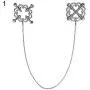 xinYxzR Adult Sex Toy Metal Nipple Clip Adjustable Breast Clamp Hollow Out Design 1Pair 1# xinYxzR Adult Sex Toy Metal Nipple Clip Adjustable Breast Clamp Hollow Out Design 1Pair 1#