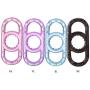 GUANGSHAN 1Pc Stretchy Medical Silicone Three Cages Co~ck Ring Ere~ction Prolong Pe~NIS Extension Relay Eja~culation Séx Toys for Adult