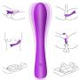 Waterproof Vibrator Dildo for Women with 9 Strong Vibration Modes for Effortless Insertion, PALOQUETH Silicone G Spot Vibrator Clitoral Vibrator for Exciting Stimulation- Ideal Sex Toy for Beginners
