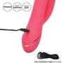 CalExotics California Dreaming San Francisco Sweetheart - Silicone Rabbit Vibrator – Waterproof G Spot Sex Toys for Couples – 10 Vibration Function Massager - Pink