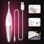 Ultrasonic High Frequency Vibratòr, PC Massager with 7-Frequency 0612P