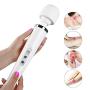 GEDoll Wireless Mini Vibrator Wand Massager Waterproof USB Rechargeable Multifunctional Handheld Therapeutic Body Powerful Personal Clitoral Deep Tissue Body Massage for Women Men