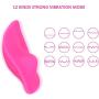 Wearable Vibrantor with Remote USB Rechargeable Invisible Underwear IPX12 Waterproof Wireless Adullt Toys for Women