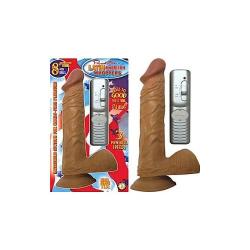 Nasswalk Novelties By Nasswalk Latin Whoppers With Balls 8" Vibrator