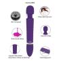 Vibrating Clitoris Massage Vibrator for Women or Couples Masturbation by MoN | Sex Toy Clit G-Spot Stimulation Massager - Rechargeable, Waterproof, Powerful Motor - Purple