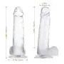 Realistic Dildo G Spot Stimulator- 7&quotSilicone Dildos with Suction Cup Fake Penis Adult Sex Toy for Women/Men/Couples, Flexible Dildo with Curved Shaft & Balls for Vaginal G-Spot &Anal Play.