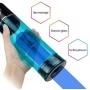 Rijtr- 11inch Tshirt Realistic Electric Pump Enlargement Men Vacuum Pressure Large Massage Cups Air Enlarger Extender Prolong Enhancer Setting Length Training Device